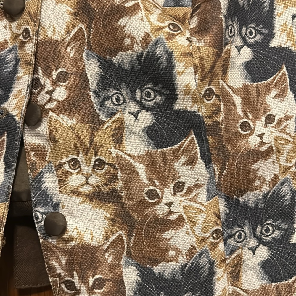 Hot Topic thorn and fable brand cat vest - Picture 4 of 5